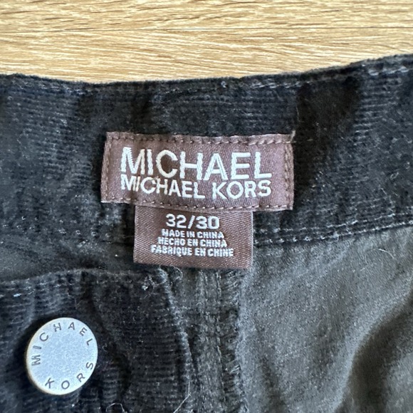 Michael Kors Straight Leg Corduroy Pants Black Men's 32X30 - Picture 9 of 15